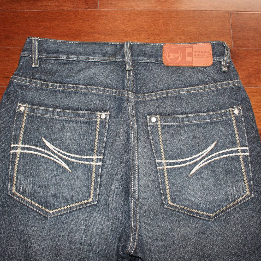 (2000s) PHAT FARM JEANS "DARK INDIGO"